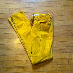 Corderoy yellow pants lei brand :)